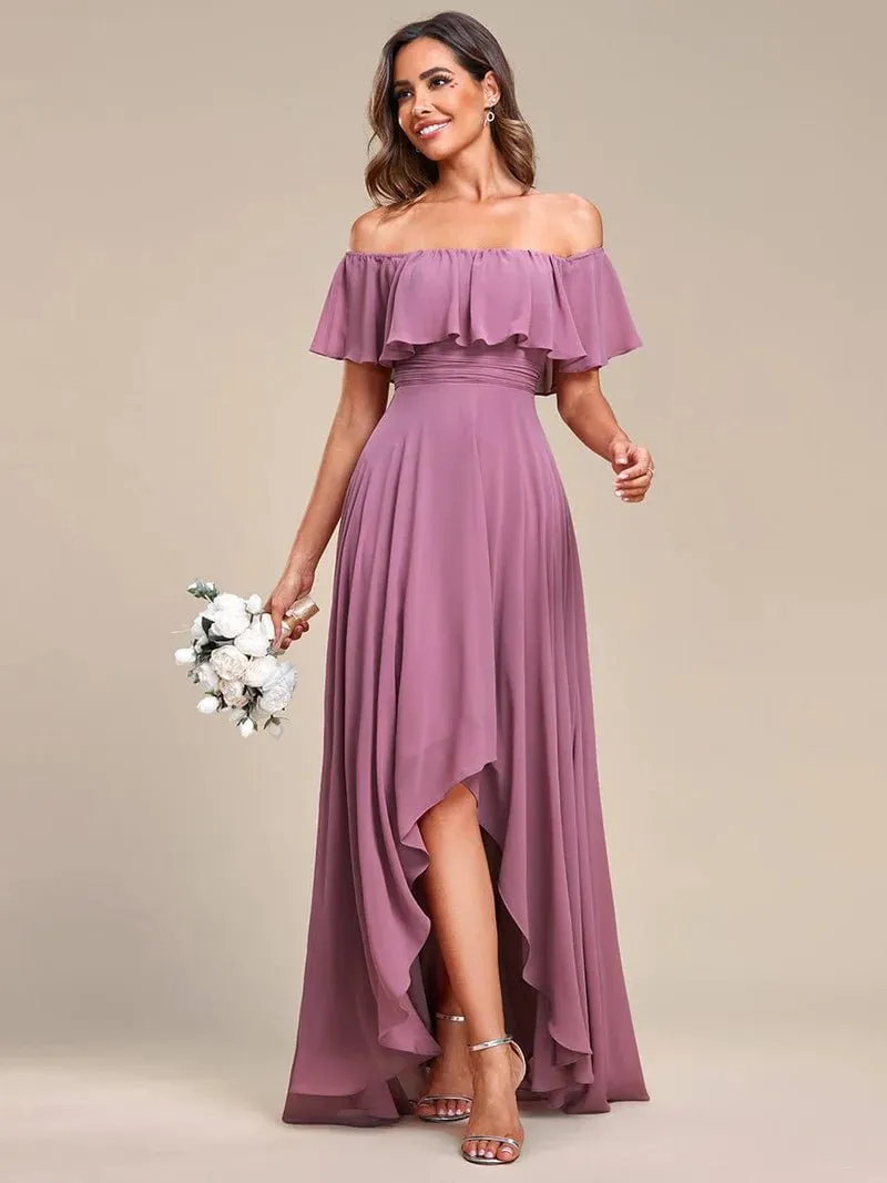 Ryley versatile off shoulder bridesmaid dress