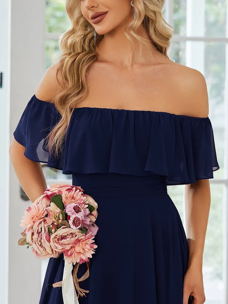 Ryley versatile off shoulder bridesmaid dress