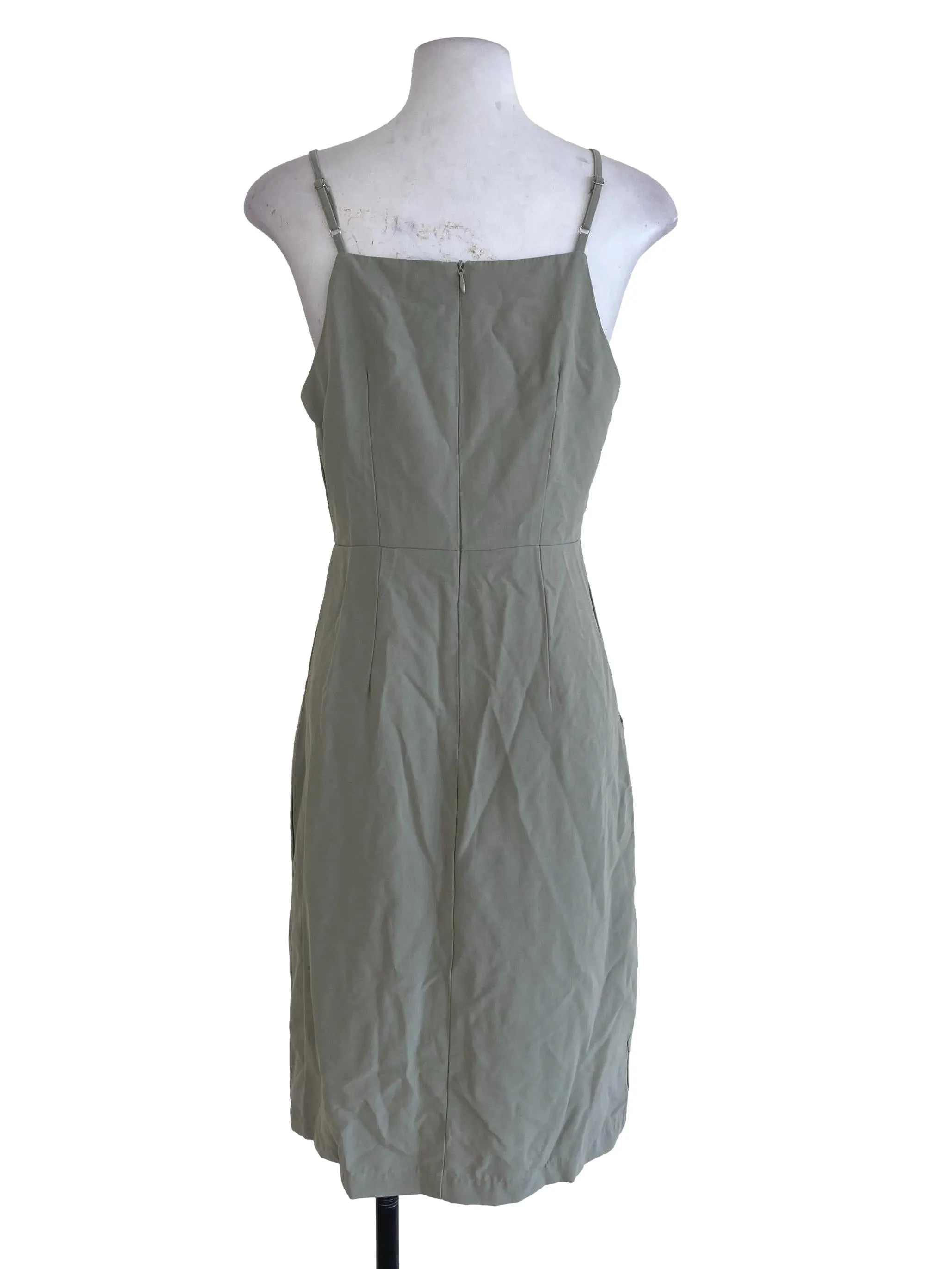 Sage Plain Sheath Dress TEM