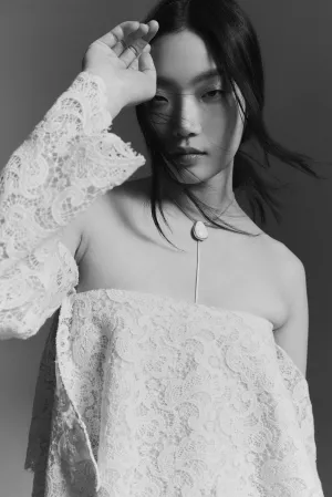 Sarah Top in Wool Lace