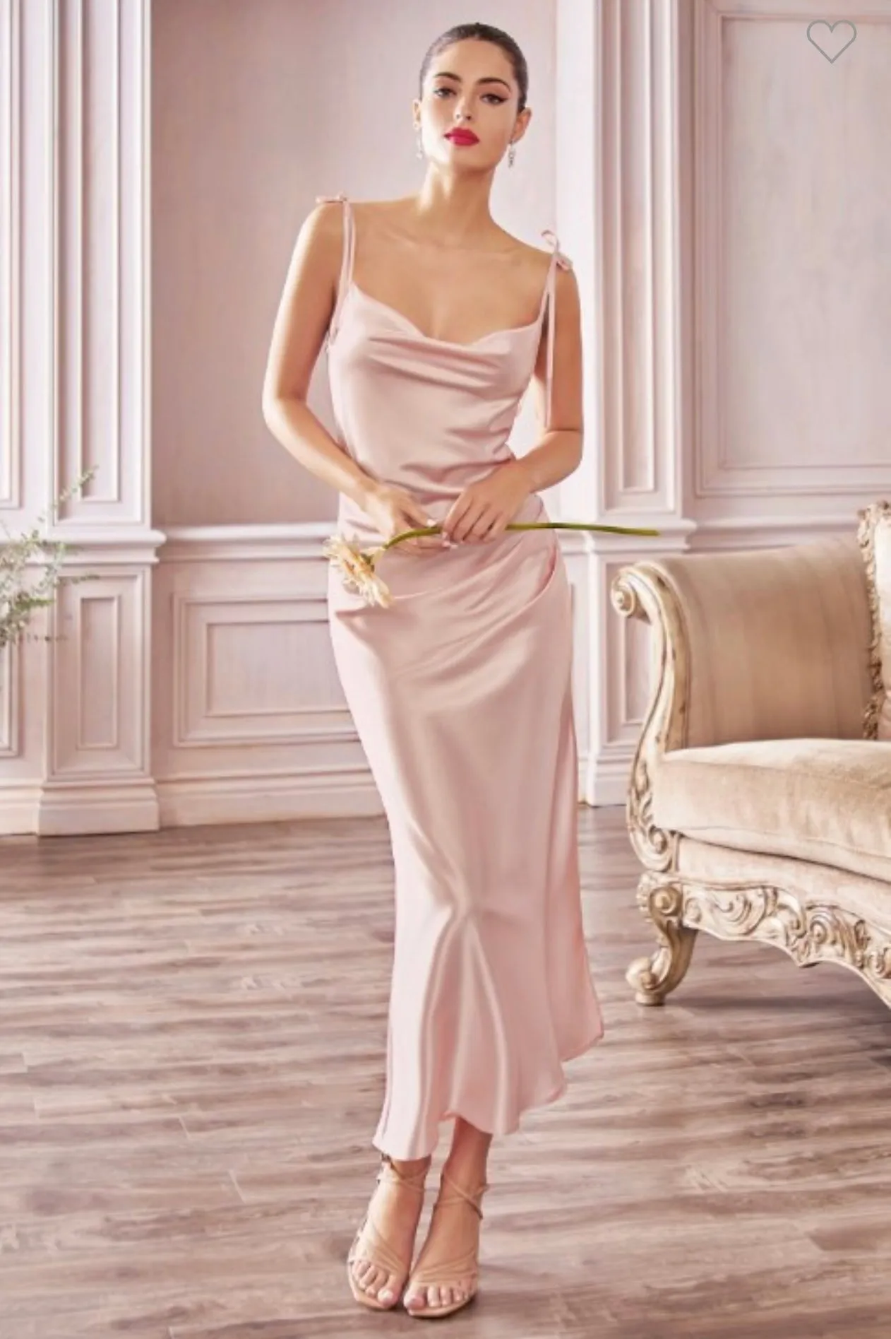 Satin Midi Dress
