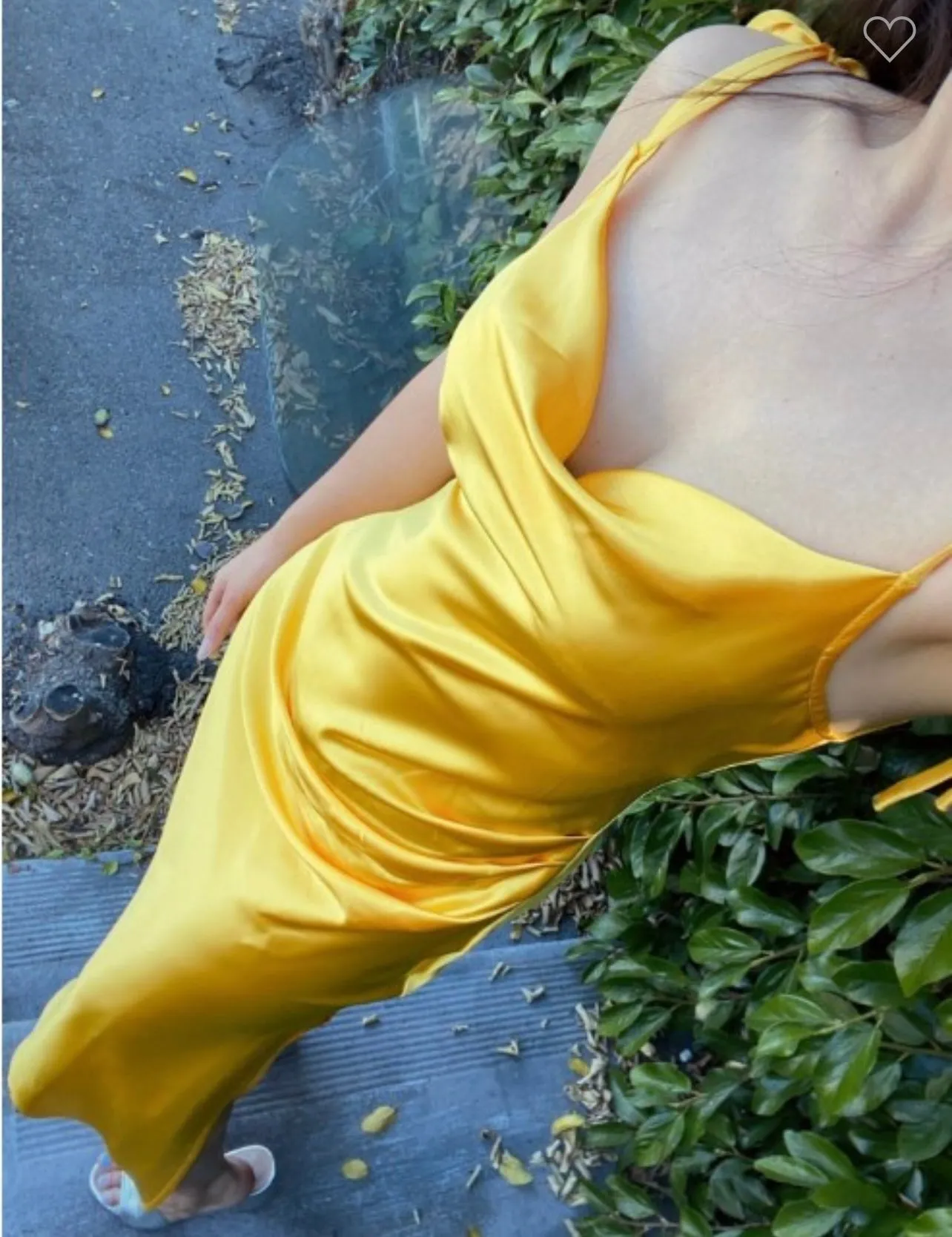 Satin Midi Dress
