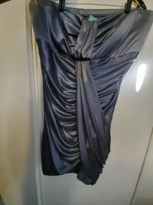 Satin Strapless Dress