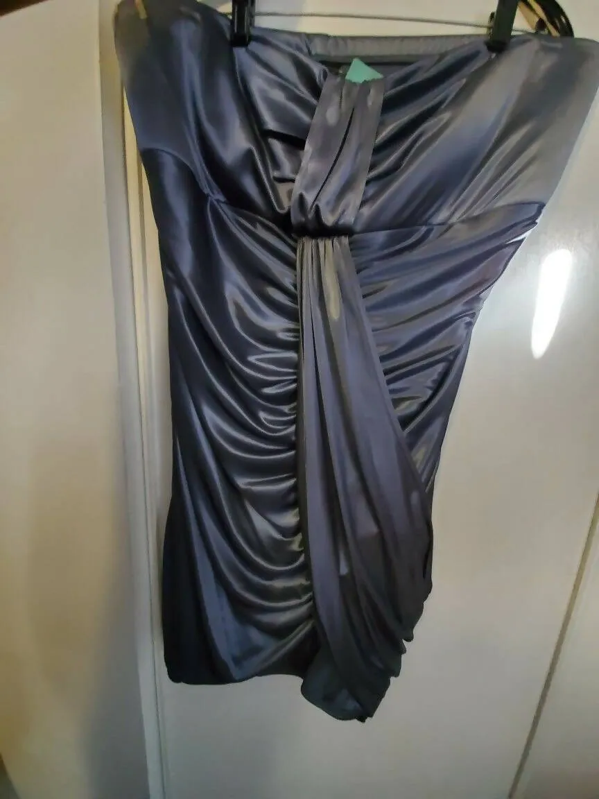 Satin Strapless Dress