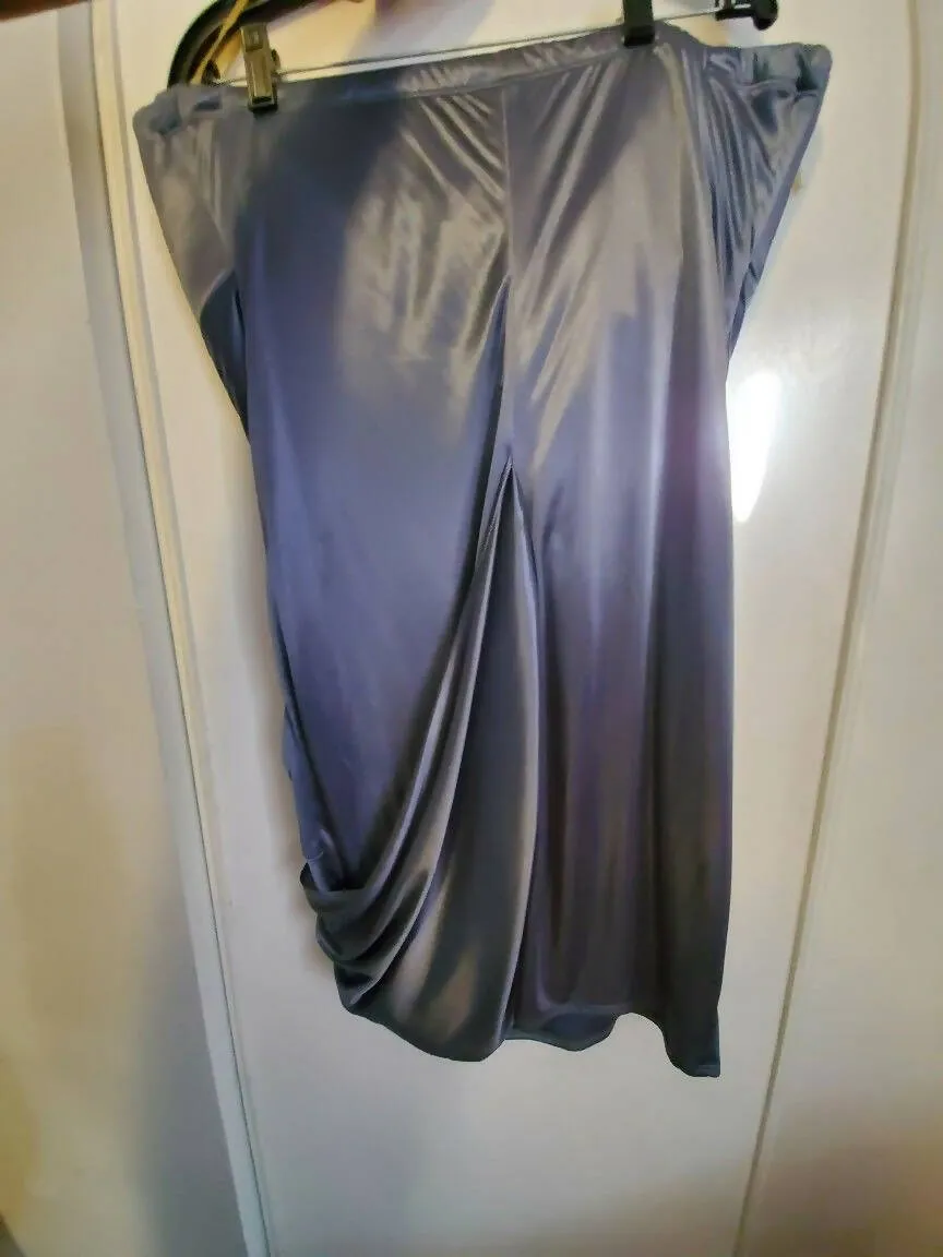 Satin Strapless Dress