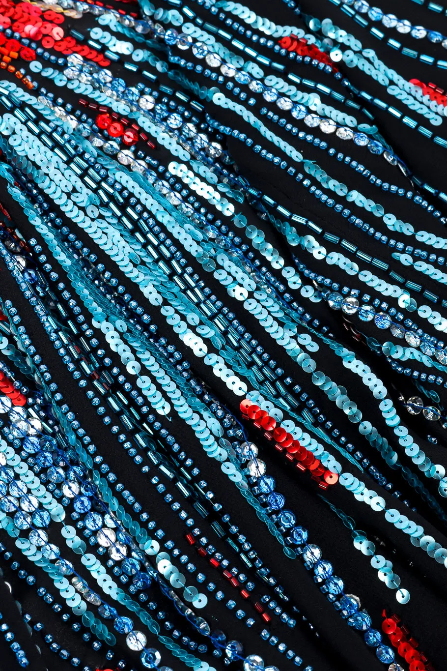 Sequin Dress and Shawl Set