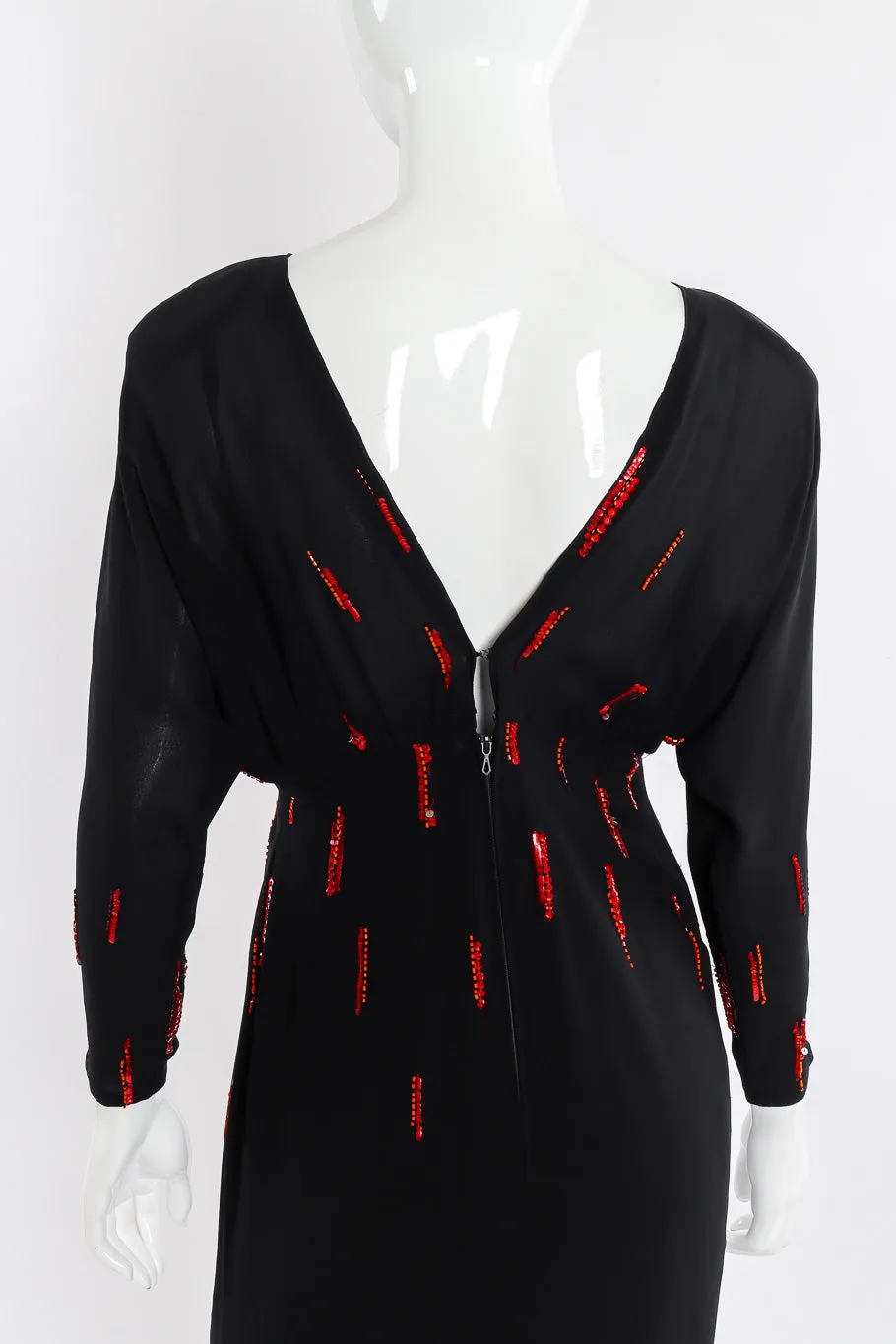 Sequin Dress and Shawl Set