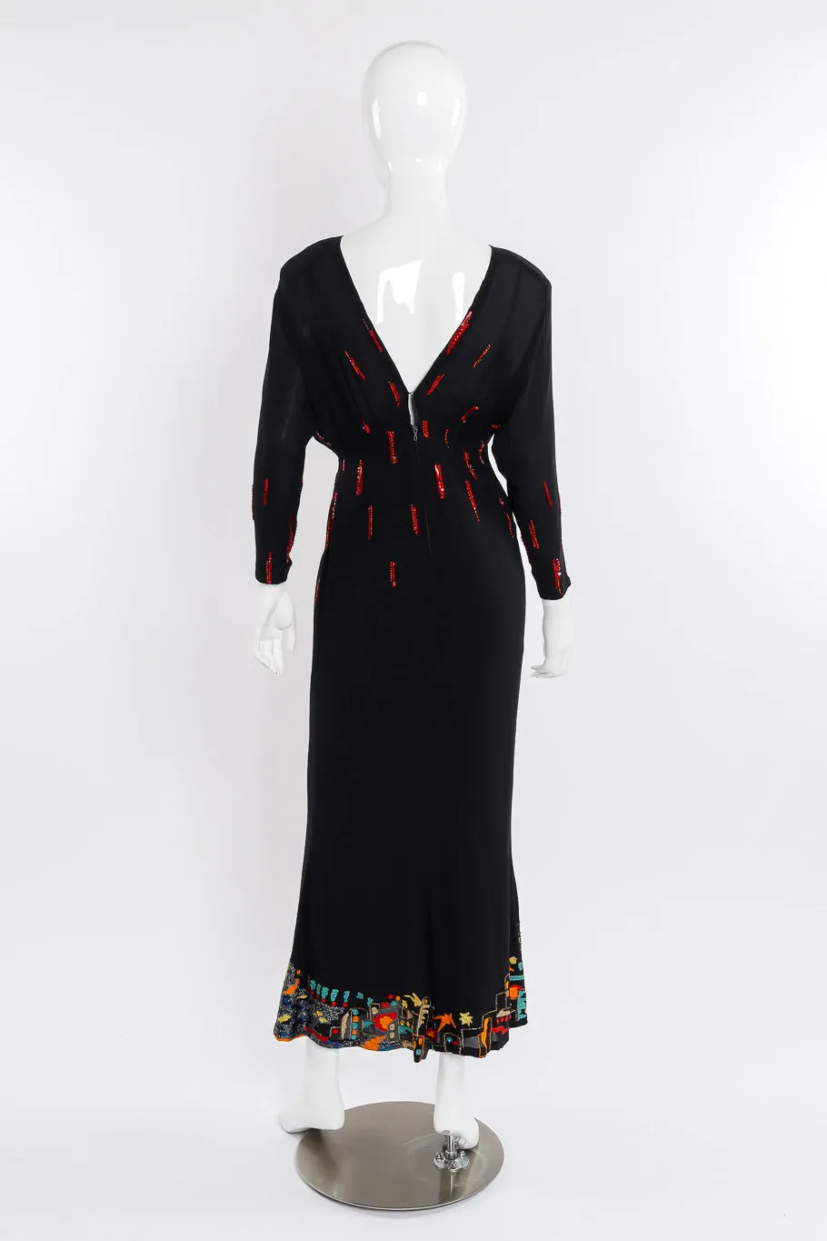 Sequin Dress and Shawl Set