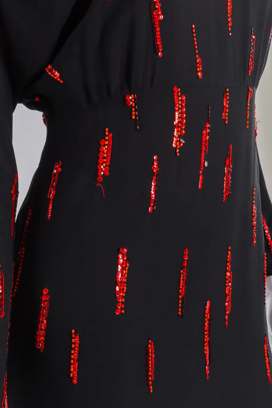 Sequin Dress and Shawl Set