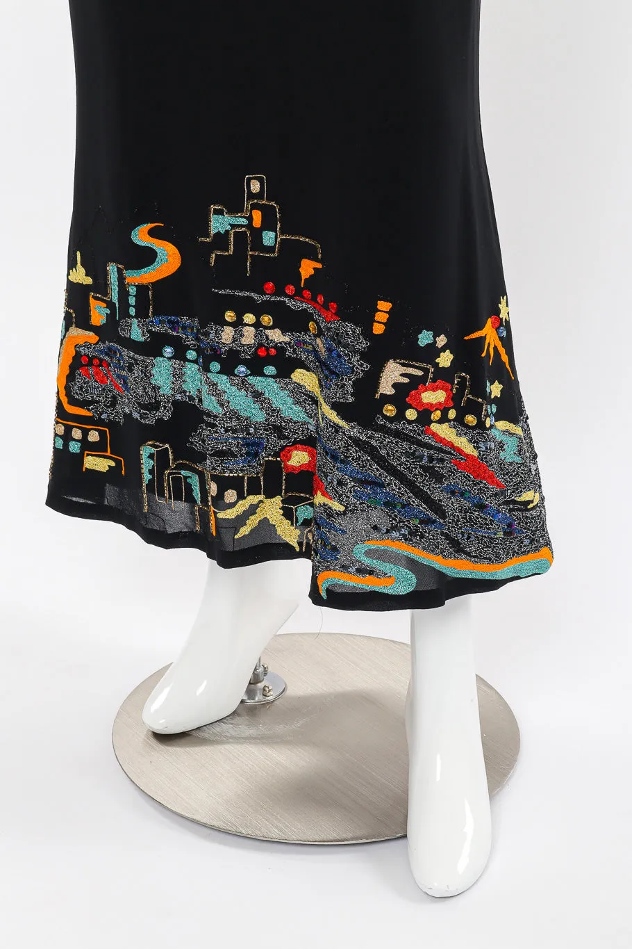Sequin Dress and Shawl Set