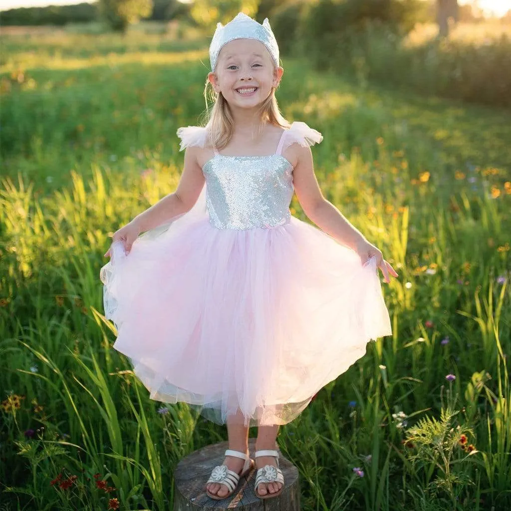 Sequins Silver Princess Dress