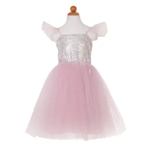 Sequins Silver Princess Dress