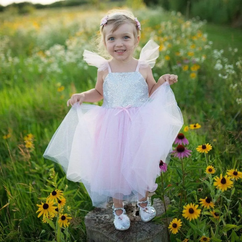 Sequins Silver Princess Dress