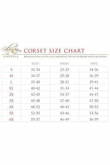 Sexy Deluxe 4 Piece Golden Angel Corset Halloween Costume