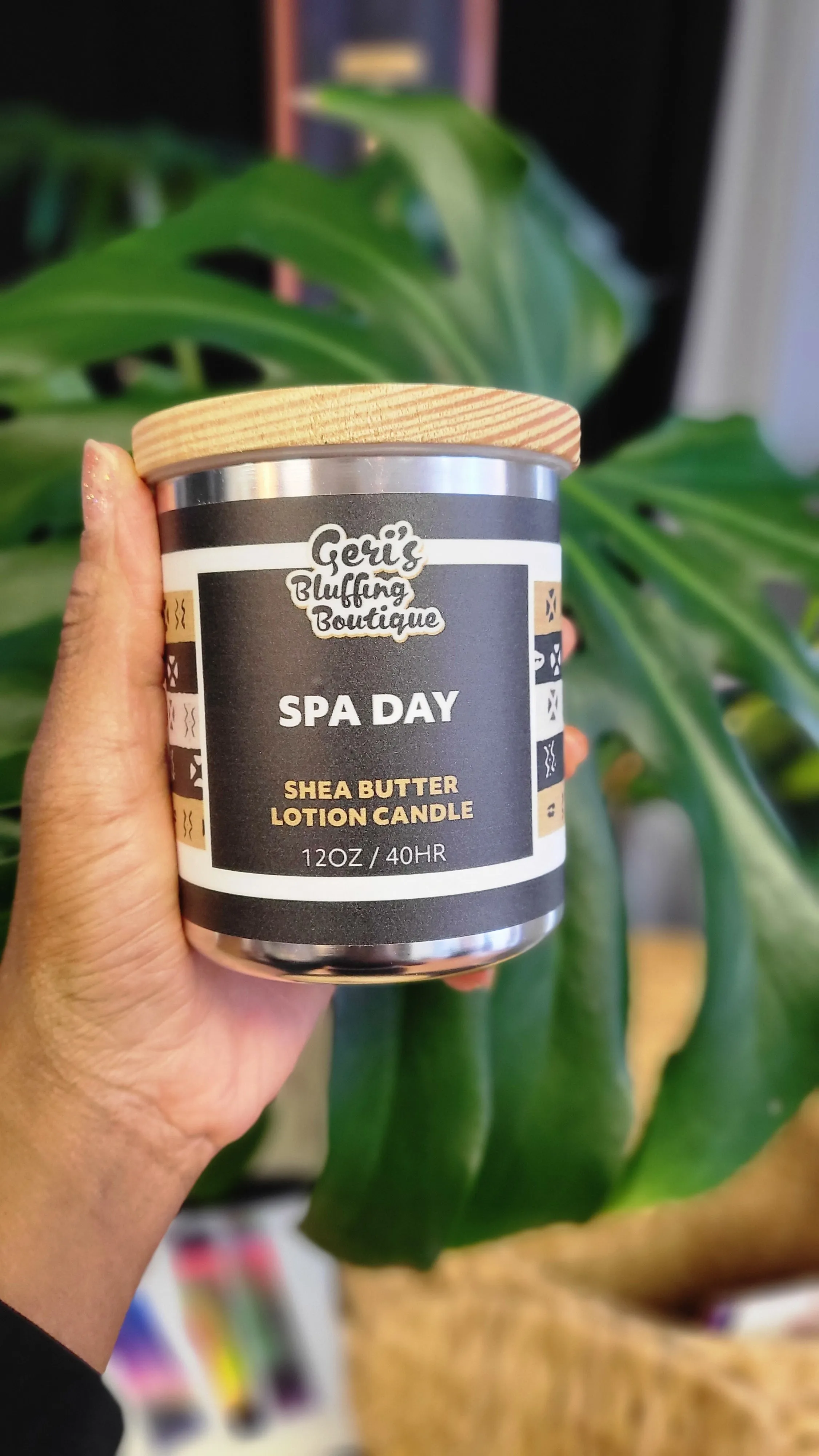 Shea Butter Lotion Candle | 10oz | Geri's Bluffing Boutique