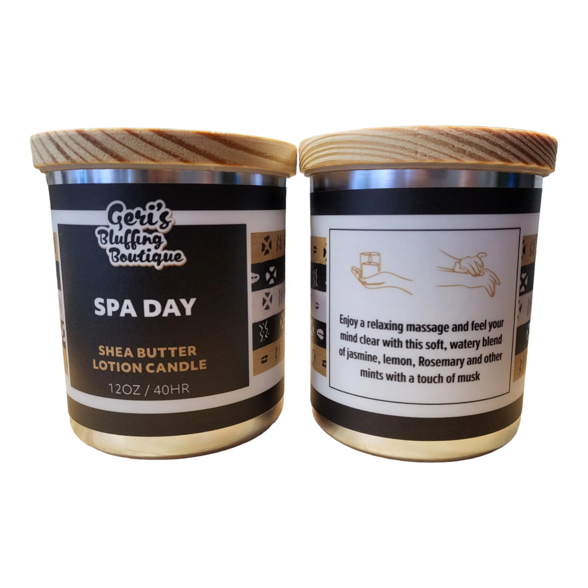 Shea Butter Lotion Candle | 10oz | Geri's Bluffing Boutique