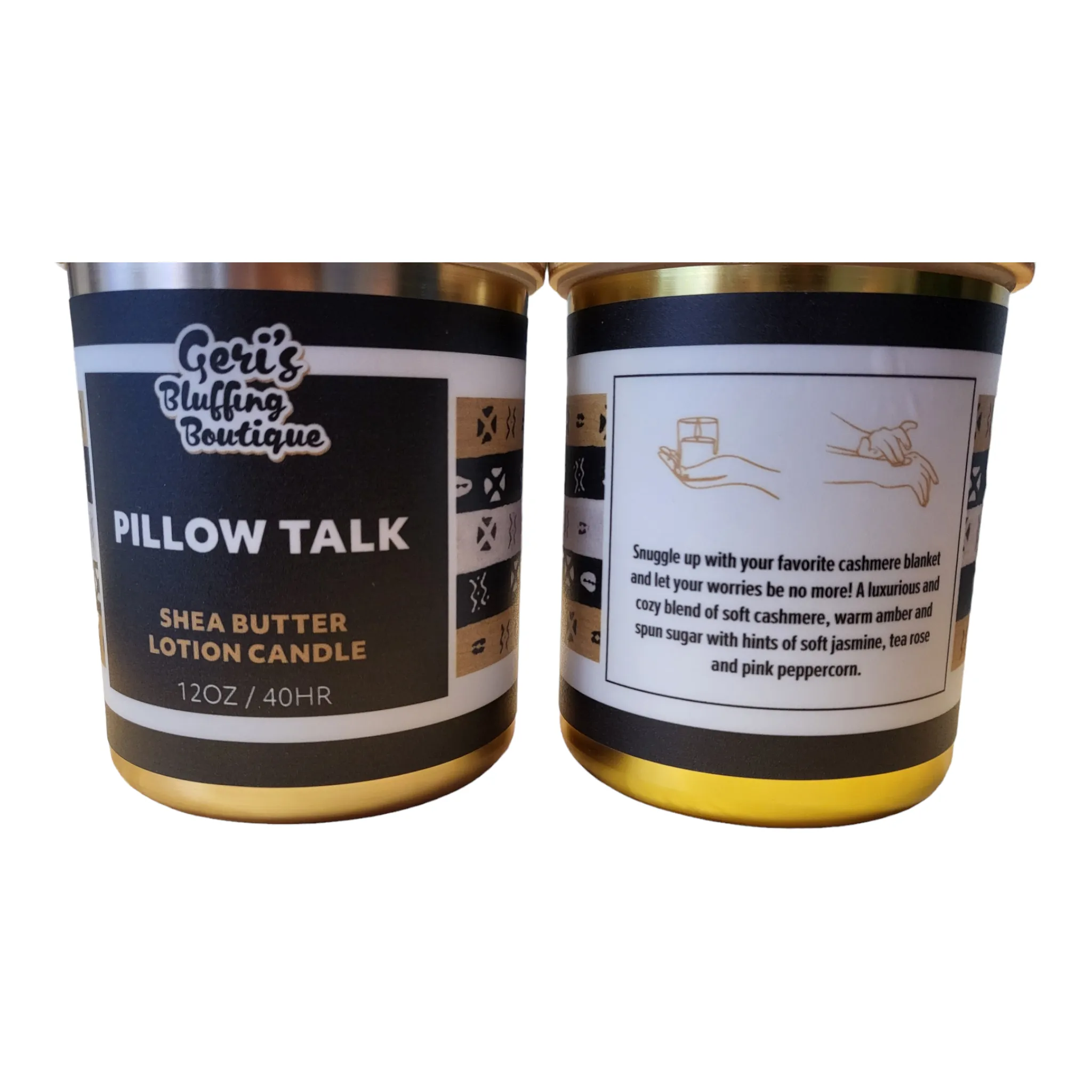 Shea Butter Lotion Candle | 10oz | Geri's Bluffing Boutique