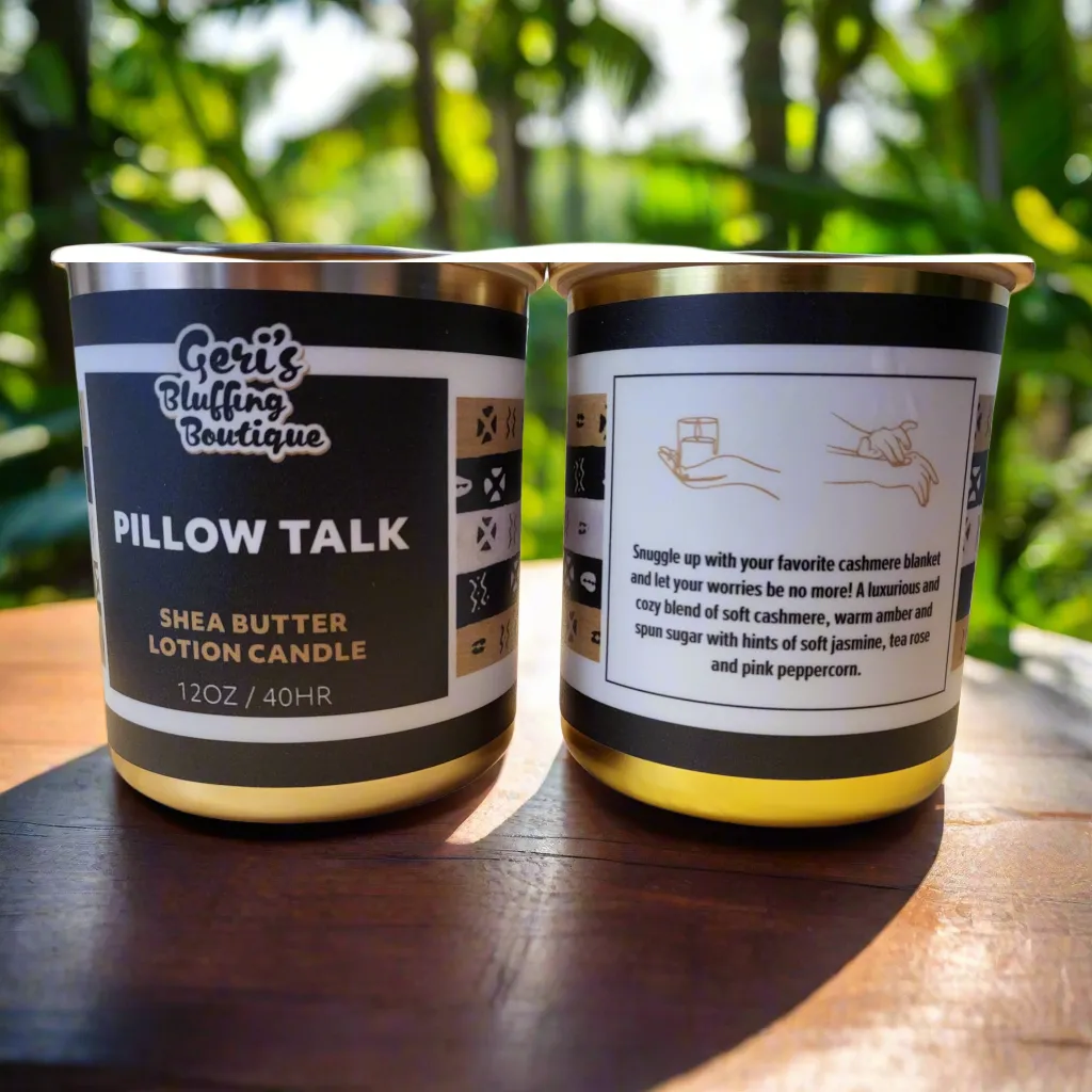 Shea Butter Lotion Candle | 10oz | Geri's Bluffing Boutique
