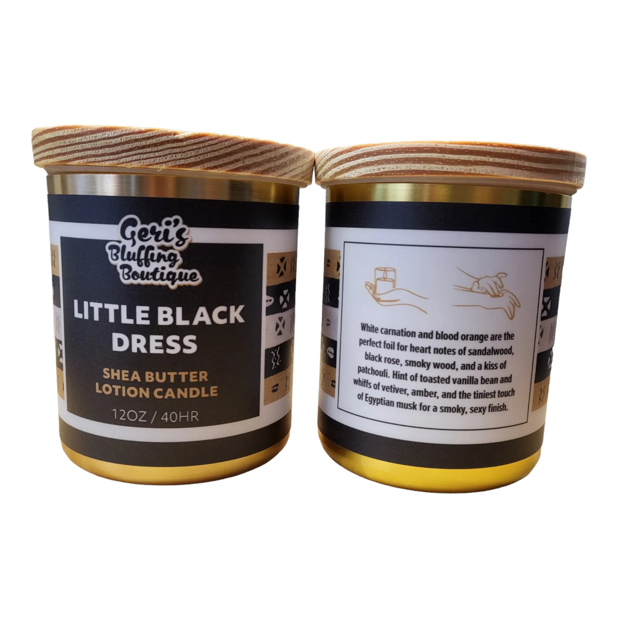 Shea Butter Lotion Candle | 10oz | Geri's Bluffing Boutique