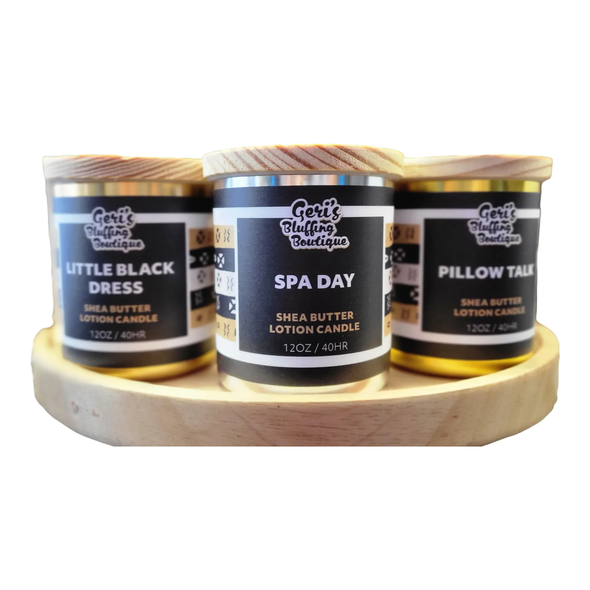 Shea Butter Lotion Candle | 10oz | Geri's Bluffing Boutique
