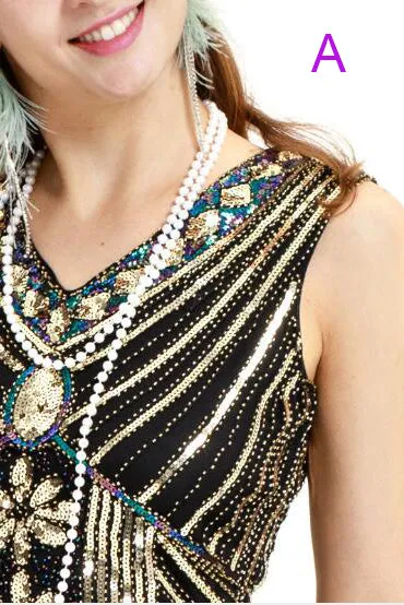 Sheath Sequined Black and Silver Party Dress with Tassel