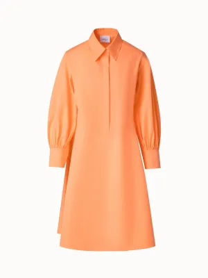 Shirt Dress in Cotton Poplin