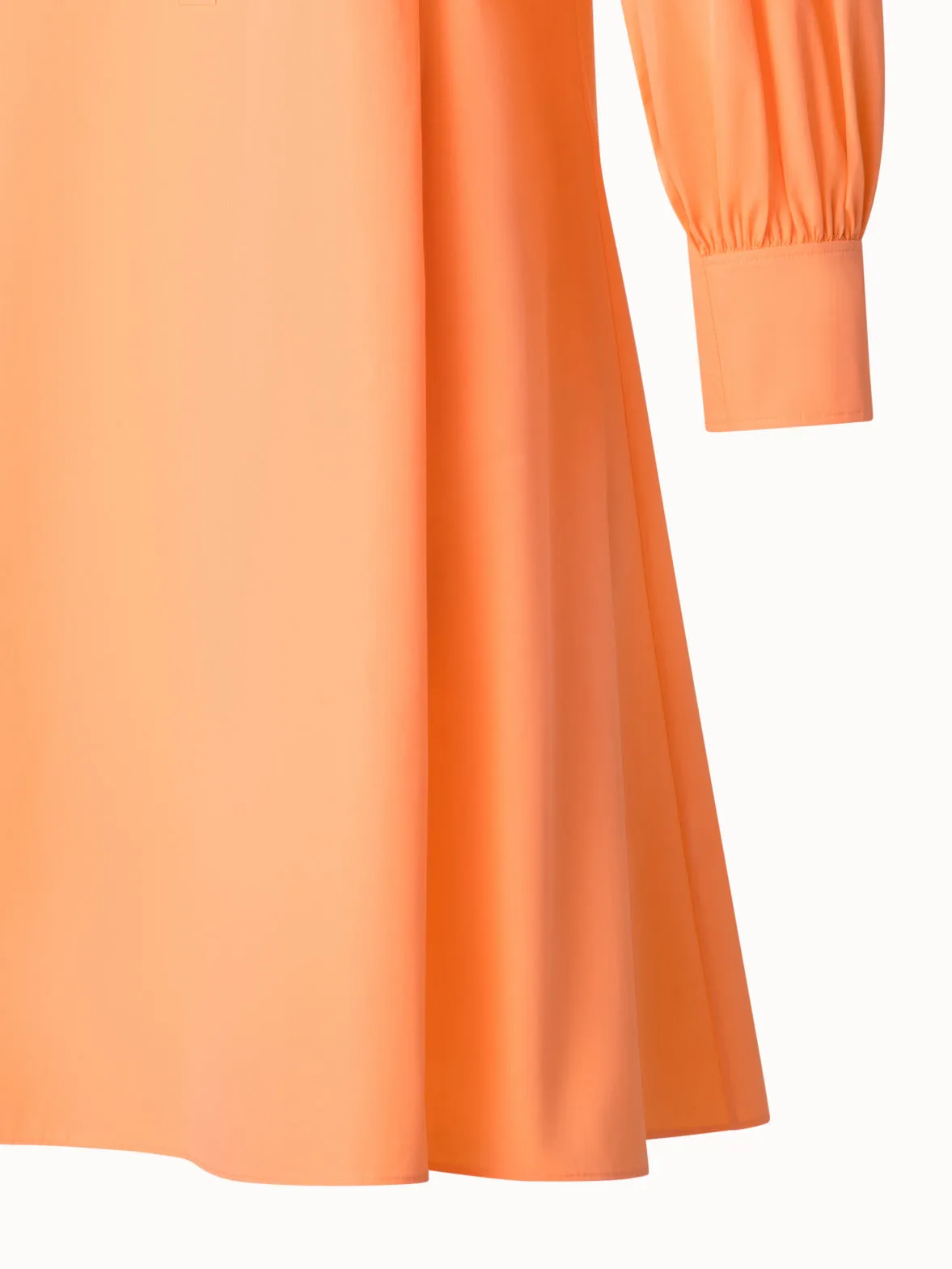 Shirt Dress in Cotton Poplin