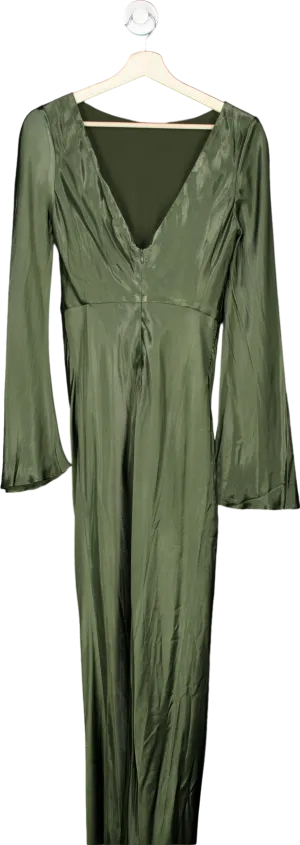 Shona Joy Forest Flared Sleeve Midi Dress La Lune Style EU 36 UK 8