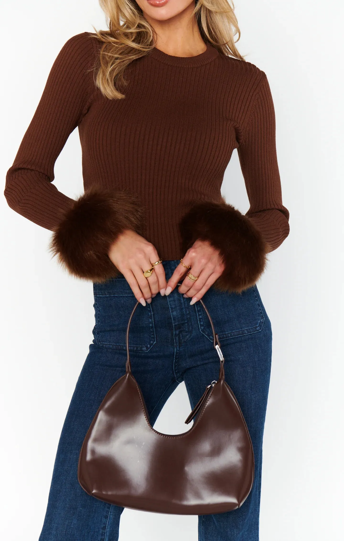 Show Me Your Mumu | Fran Top {Chocolate Rib}