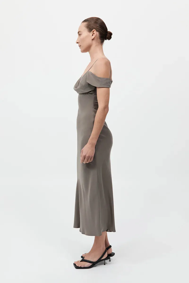 Silk Drape Dress