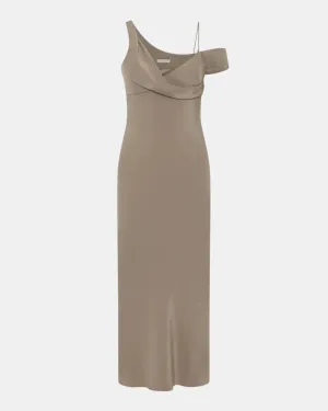 Silk Drape Dress