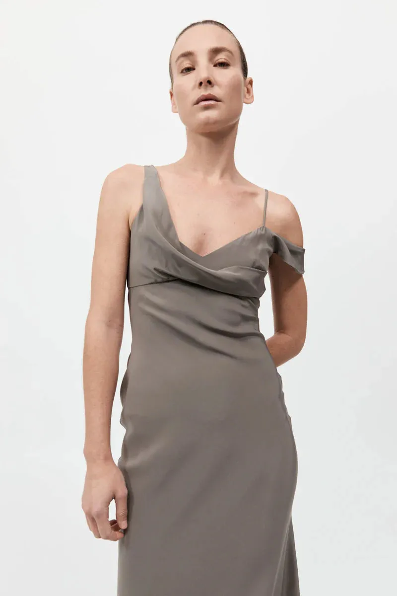 Silk Drape Dress