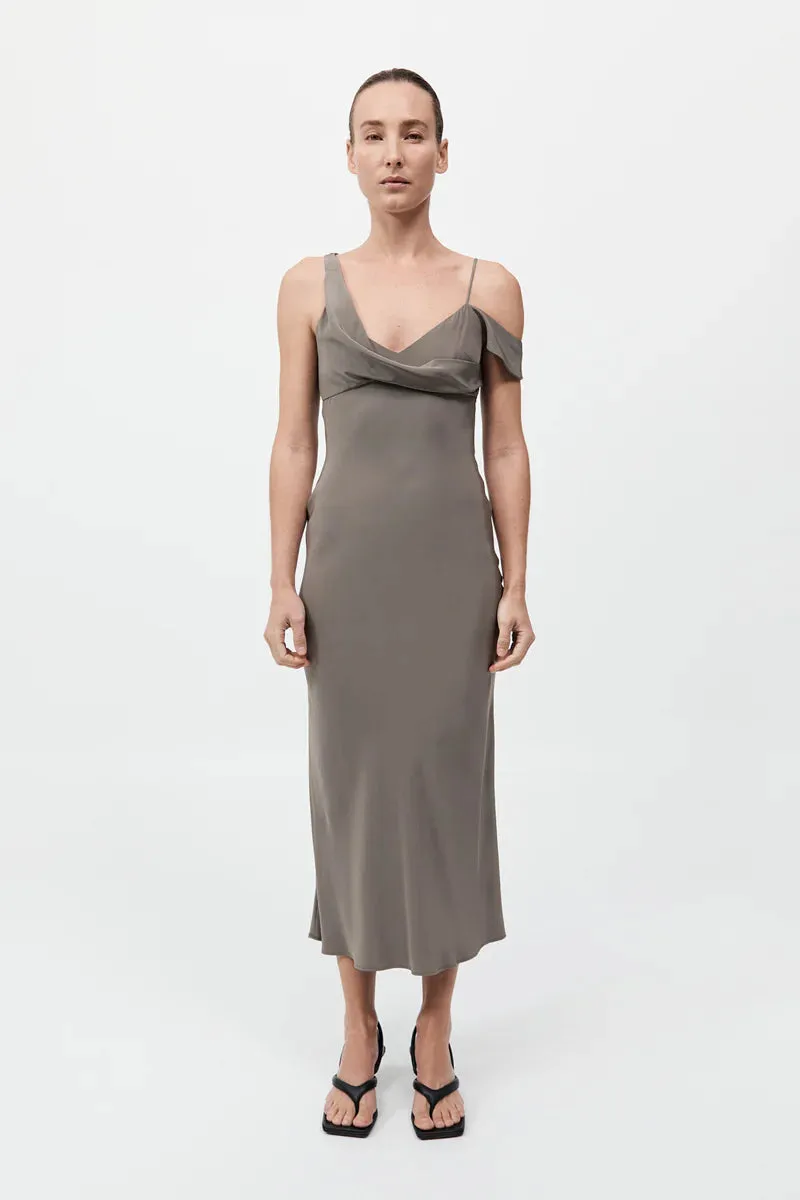 Silk Drape Dress