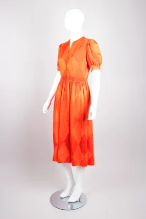 Silk Harlequin Dress