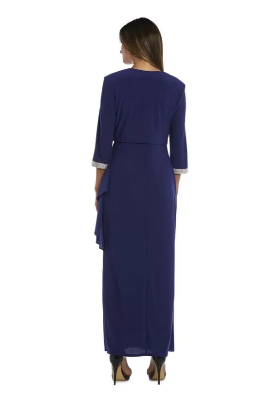 Size 16 R&M Richards 3808 Royal Mother of Bride Dress
