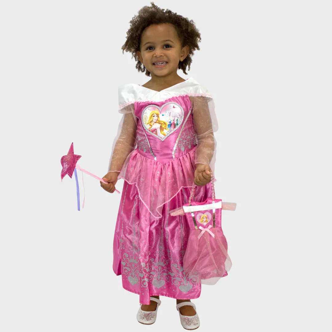 Sleeping Beauty Dress Up Costume & Bag