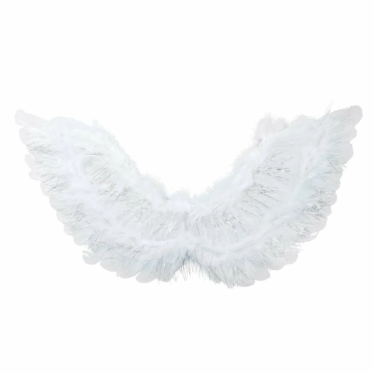 Small 50cm x 40cm White Angel Wings