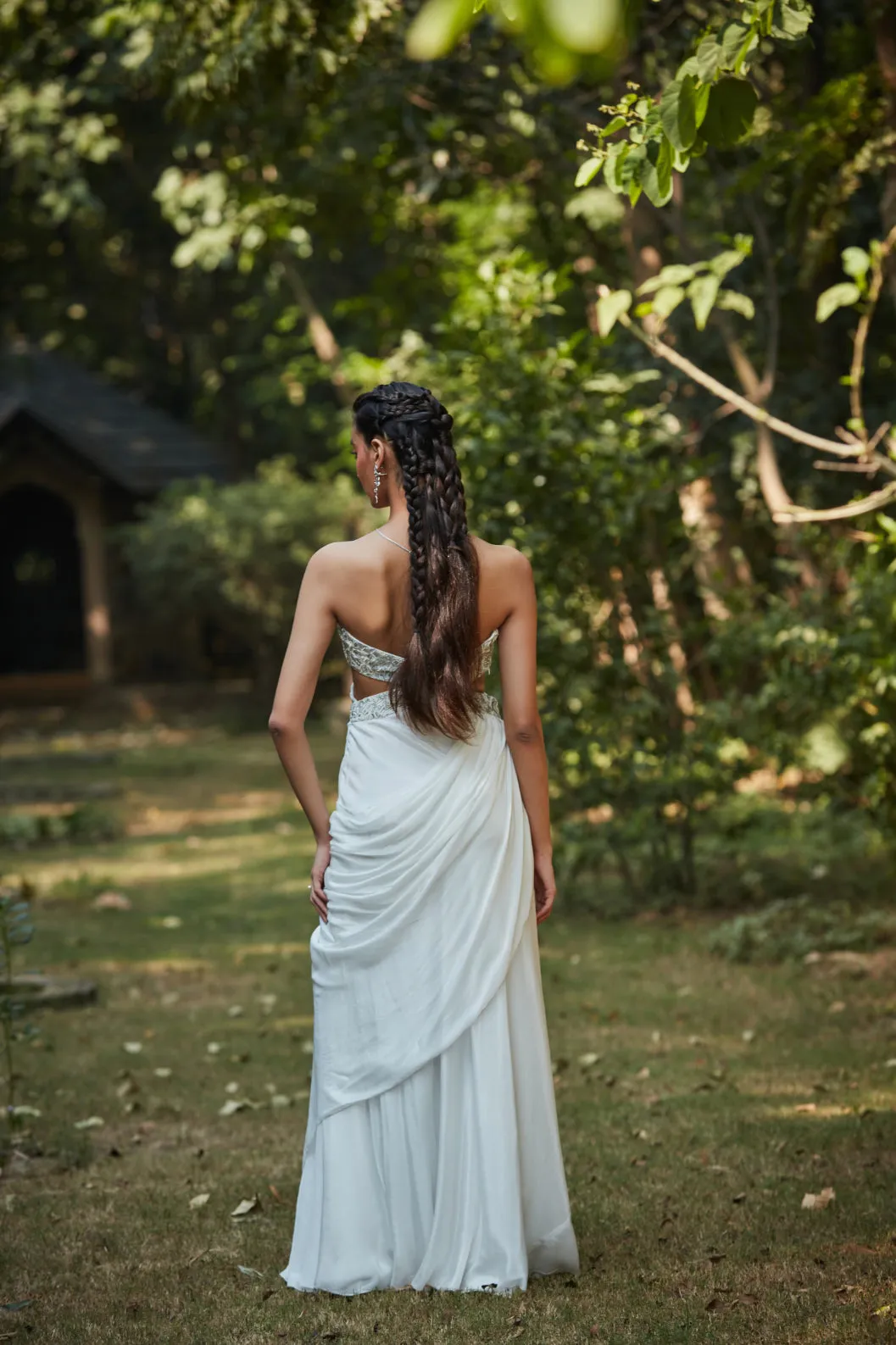 SnowDrop Off White Gown