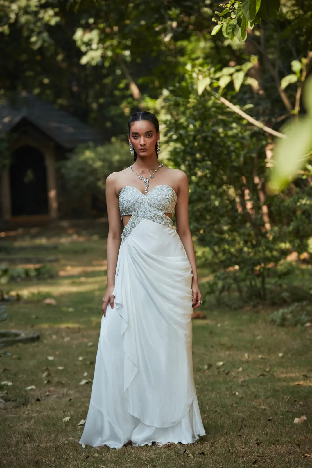 SnowDrop Off White Gown
