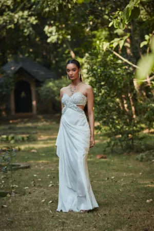 SnowDrop Off White Gown