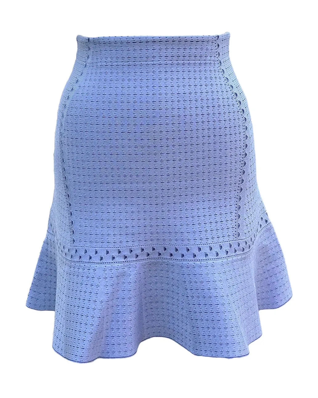 Sophia Fit & Flare Skirt in Serenity Blue
