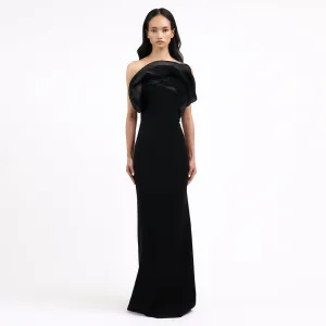 Strapless Sleeveless Exaggerated Maxi Dress ZNSBA1095