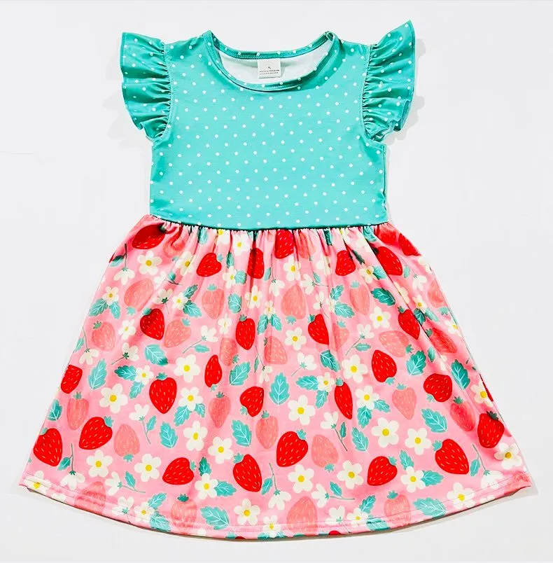 STRAWBERRY DAISY DRESS