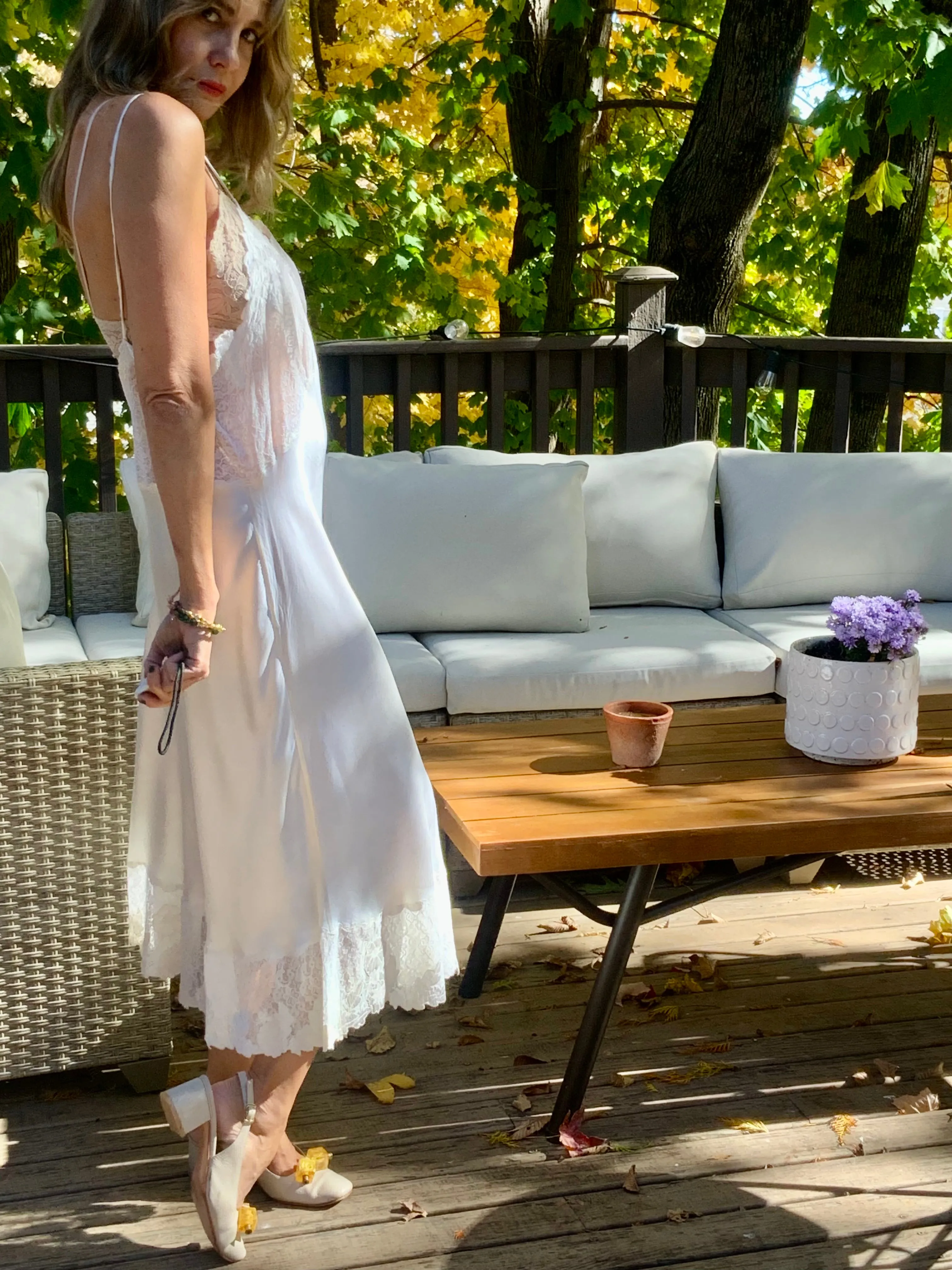 Stunning Bridal  Slip Dress - Satin - 50s - 50W