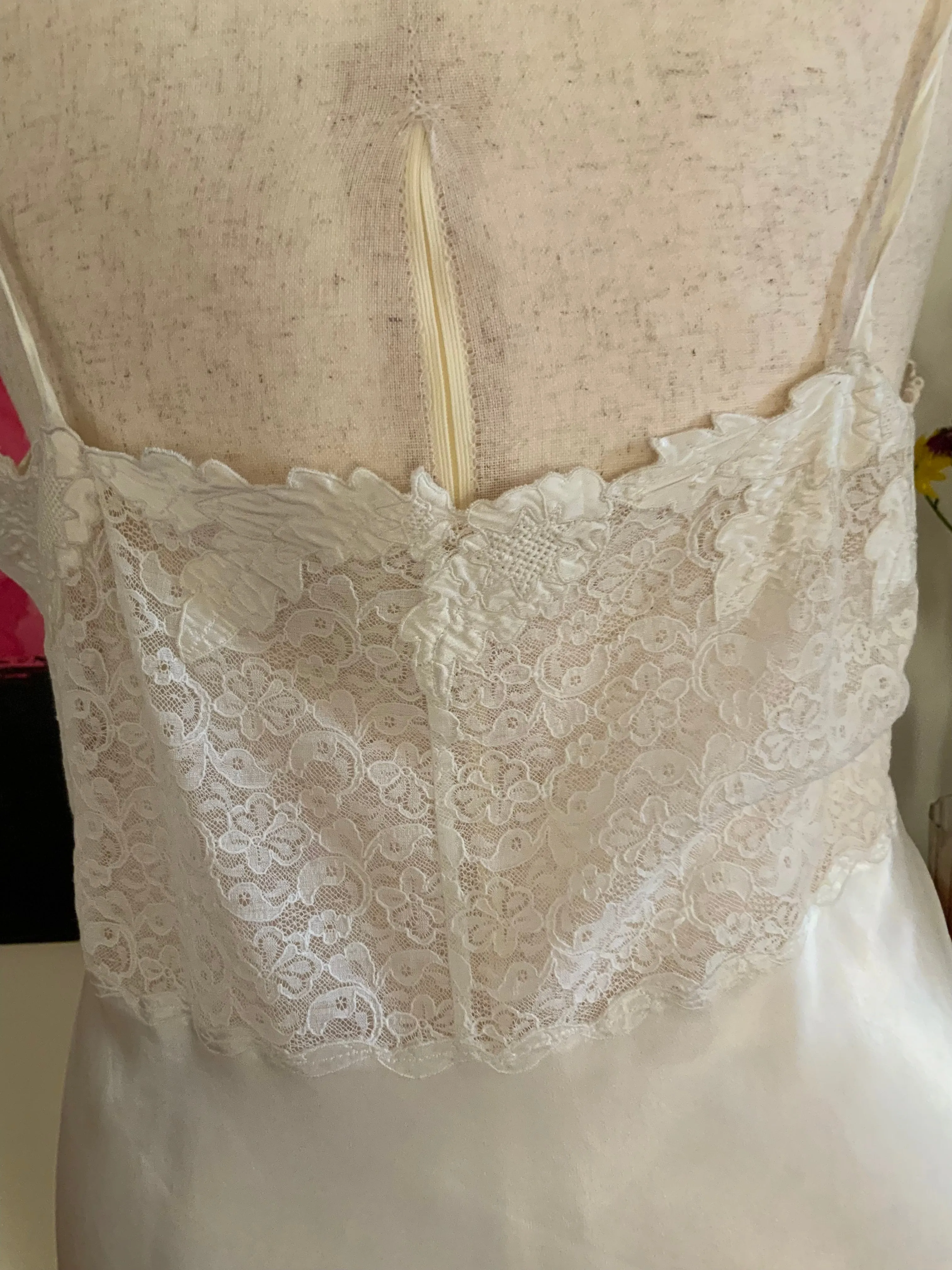Stunning Bridal  Slip Dress - Satin - 50s - 50W