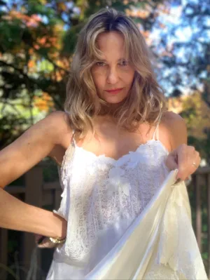 Stunning Bridal  Slip Dress - Satin - 50s - 50W