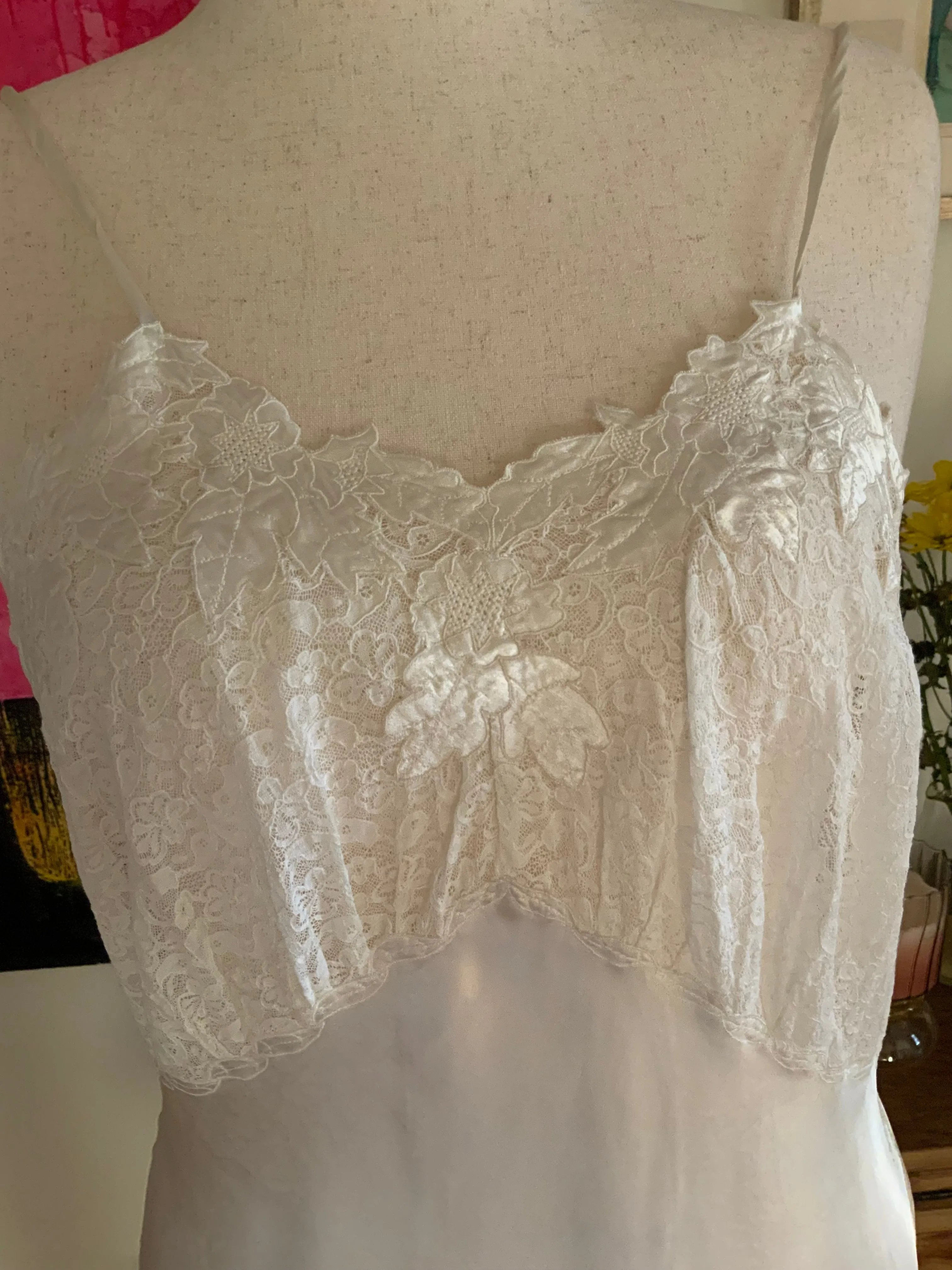 Stunning Bridal  Slip Dress - Satin - 50s - 50W