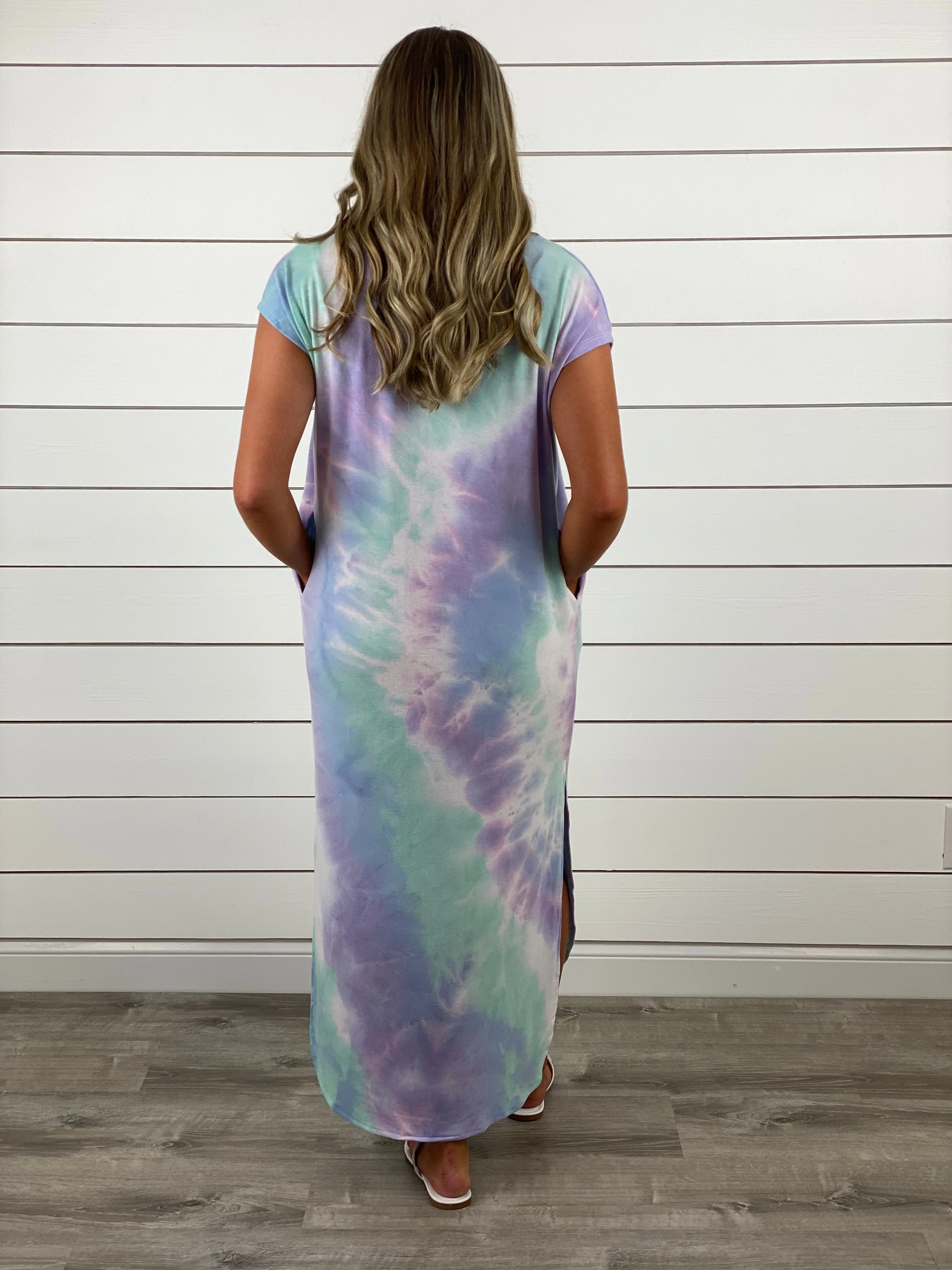 Summer Fun Tie Dye Maxi Dress
