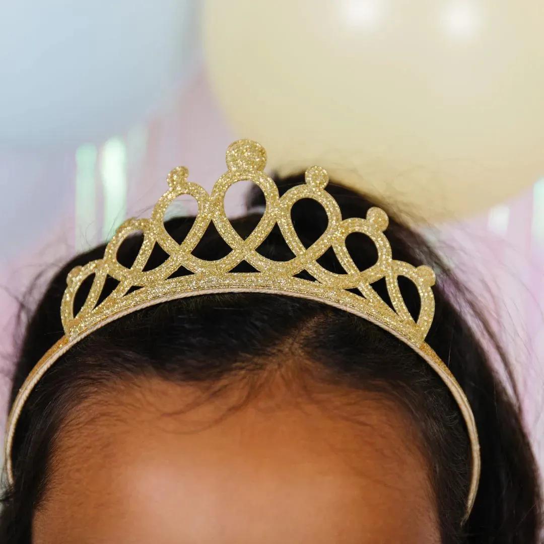 Sweet Wink Gold Tiara Headband
