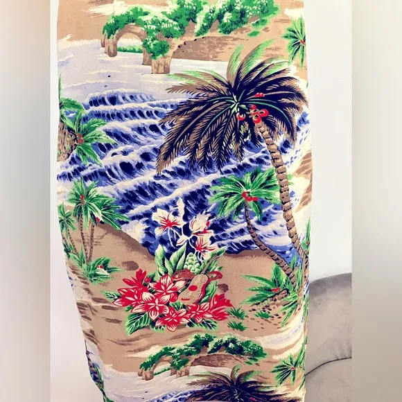 Talbots Casual Tropical Sheath Dress Size 6P NWT